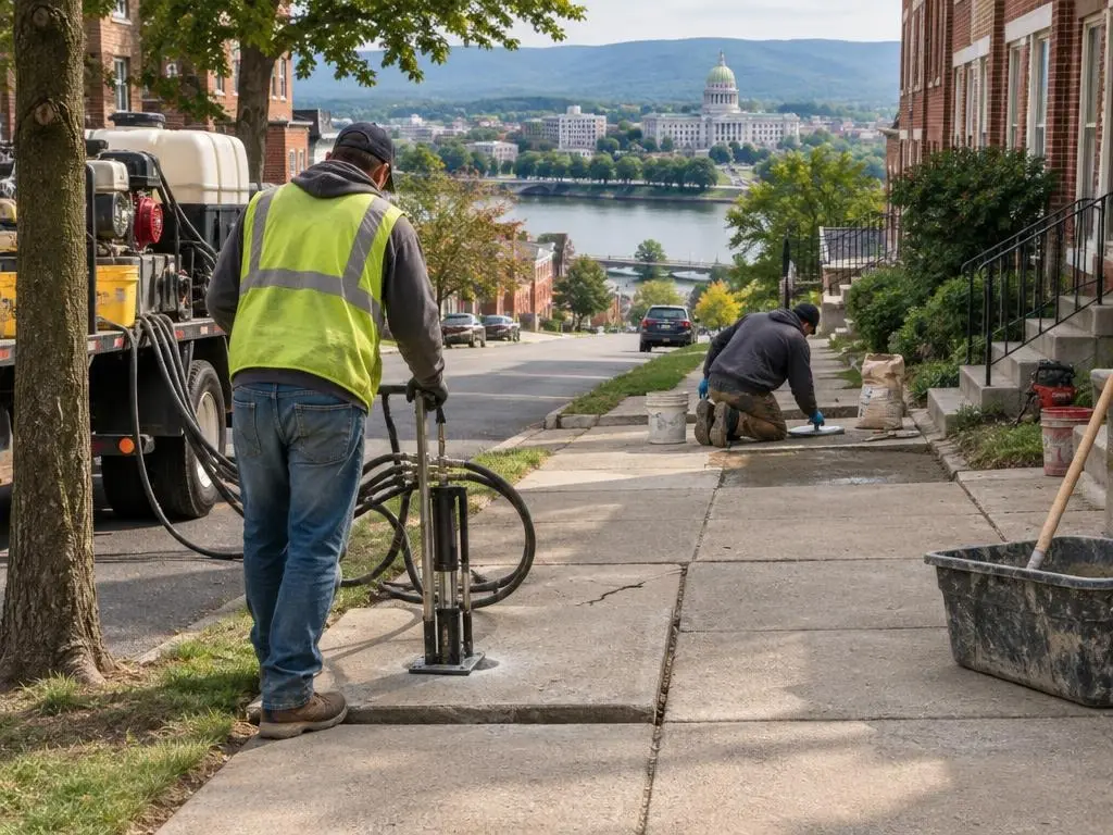 Concrete Repair & Leveling in Harrisburg, PA