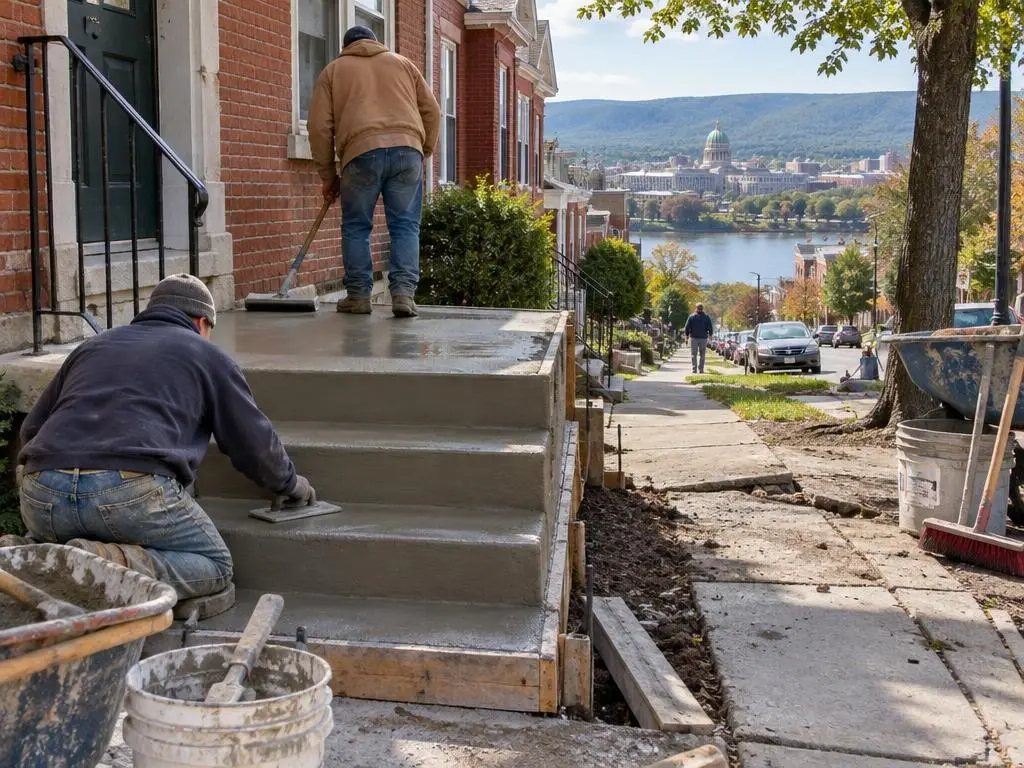 Concrete Steps & Stoops in Harrisburg, PA