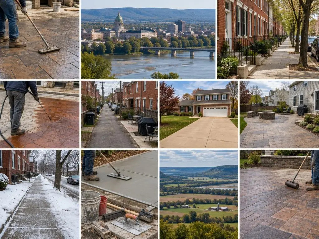 Stamped Concrete in Harrisburg, PA